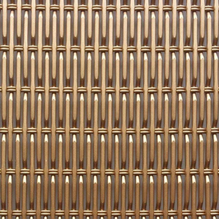 Architectural Golden Color Decorative Wire Mesh high quality